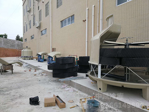 冷库设备安装现场